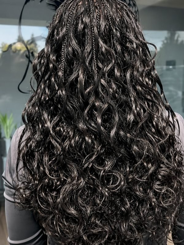 Boho knotless braids by Mouna Hair Braiding and Weaves
