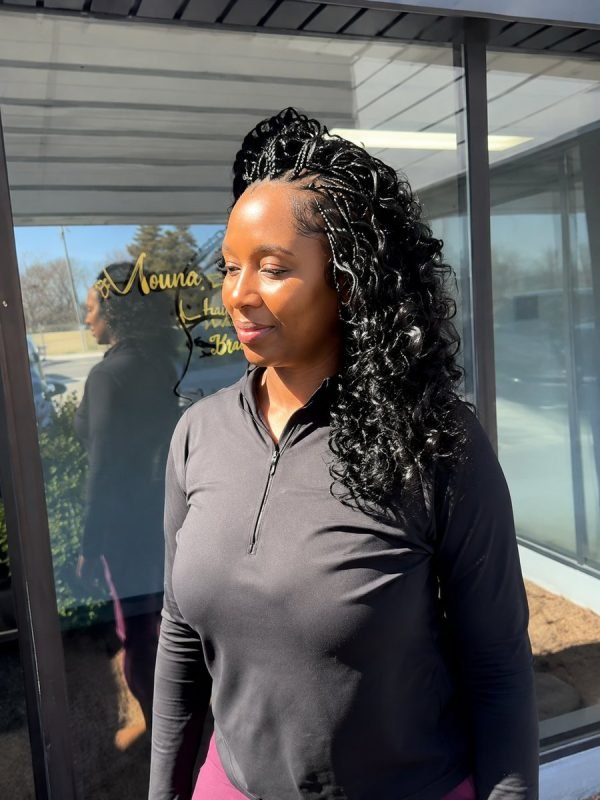 Bora Bora braids by Mouna Hair Braiding and Weaves