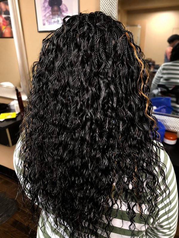 Bora Bora braids by Mouna Hair Braiding and Weaves