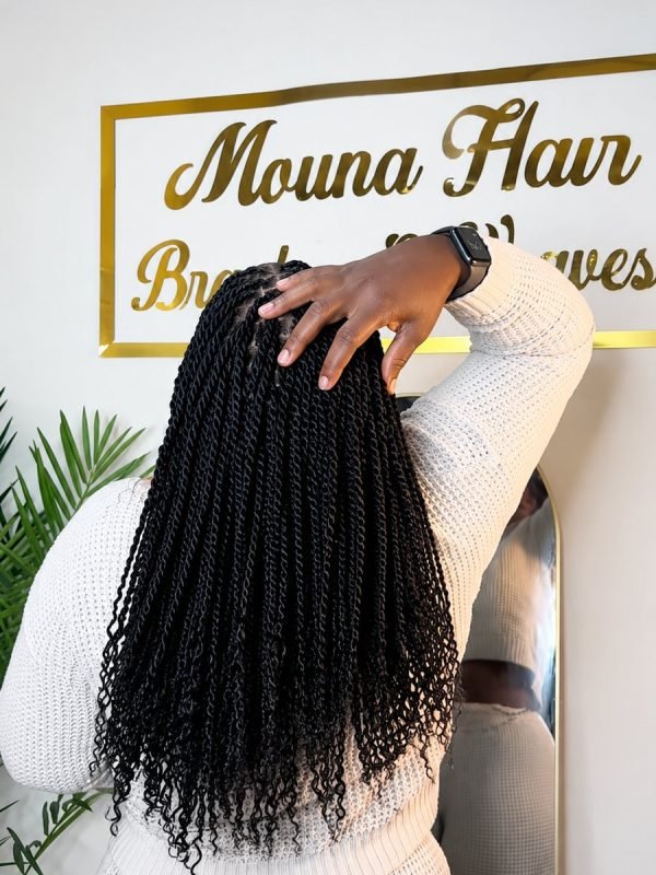 Knotless twists by Mouna Hair Braiding and Weaves