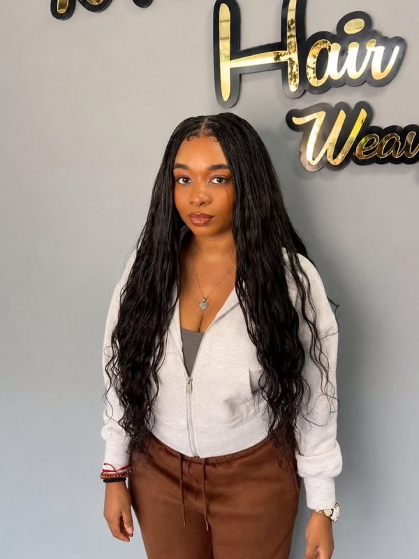 Knotless braids by Mouna Hair Braiding and Weaves