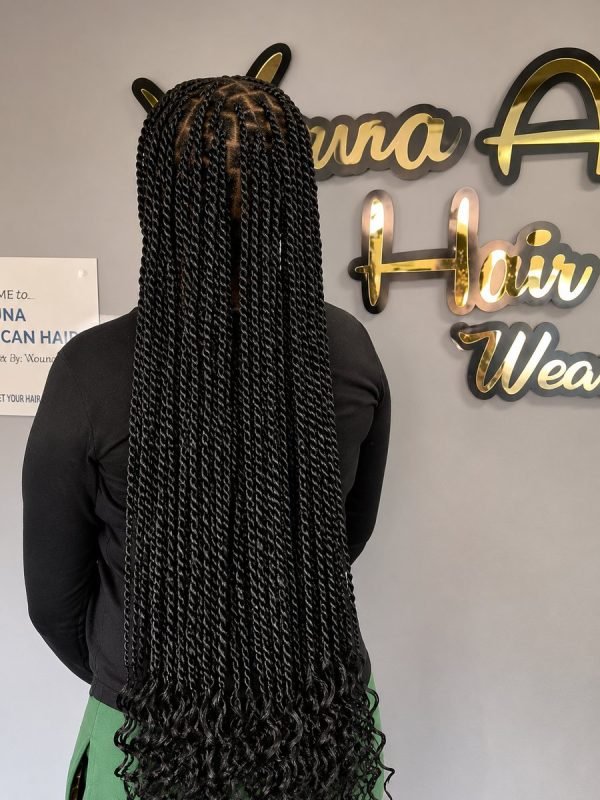 Senegalese twists by Mouna Hair Braiding and Weaves