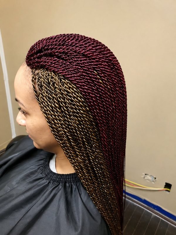 Senegalese twists by Mouna Hair Braiding and Weaves