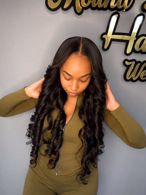 Sew-in weave by Mouna Hair Braiding and Weaves